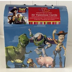 Toy Story Valentine Cards with Light-Up Mailbox NEW SEALED